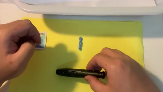 Fabricante de lancetas de sangue estéreis tipo descartável